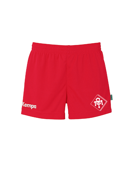 Teamshort Damen rot